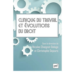 ISBN Clinique du travail et évolutions du droit livre Education Français