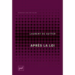 ISBN Après la loi, philosophie, Français, 272 pages