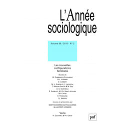 ISBN année sociologique 2018, vol. 68 (2) livre Education Français
