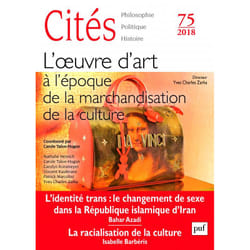 ISBN Cités 2018, n° 75 livre philosophie Français