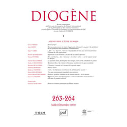 ISBN Diogène 2018, n° 263 livre philosophie Français