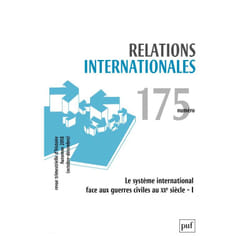 ISBN Relations internationales 2018, n° 175 livre histoire Français