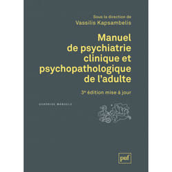 ISBN Manuel de psychiatrie clinique et psychopathologique de l'adulte livre Psychologie Français