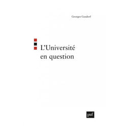 ISBN L'université en question livre philosophie Français