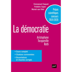 ISBN Prépas scientifiques 2019-2020. Français/Philosophie - La démocratie livre