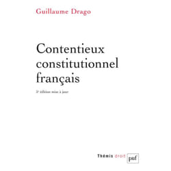 ISBN Contentieux constitutionnel français livre Loi