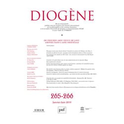 ISBN Diogène 2019, n°265 livre philosophie Français
