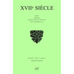 ISBN XVIIe Siècle 2019, n° 282 livre Littérature Français