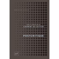 ISBN Postcritique, philosophie, Français, 300 pages