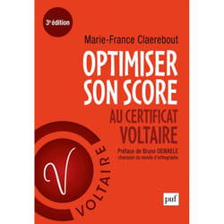 Optimiser son score au Certificat Voltaire (Broché)
