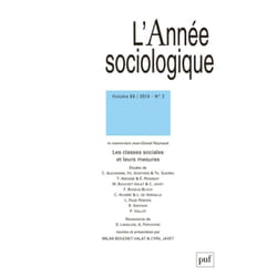 ISBN année sociologique 2019, vol. 69 (2) livre Education Français