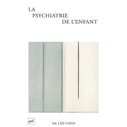Psychiatrie de l'enfant 2019, vol.62, n.1