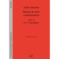 ISBN Manuel de droit constitutionnel. Tome II livre Loi Français