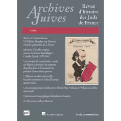 Archives juives, vol. 53, n.2