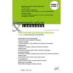 ISBN Communication et langages 2020, n°203 livre Littérature Français