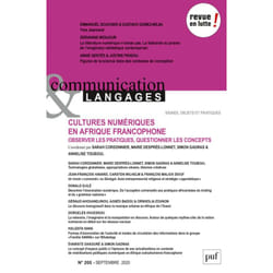 ISBN Communication & Langages n° 205 livre Littérature Français