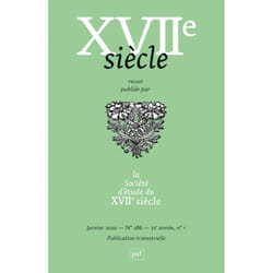 ISBN XVIIe siècle 2020, n° 286 livre histoire Français