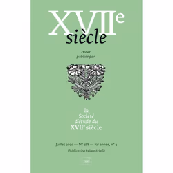 ISBN XVIIe siècle 2020, n° 288, Littérature, Français, 204 pages