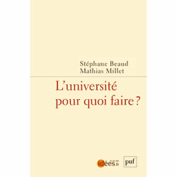 ISBN L'université pour quoi faire ?, société, Français, 120 pages