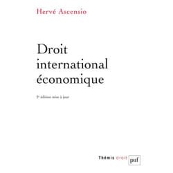 ISBN Droit international économique livre Loi Français