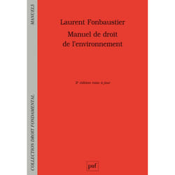 ISBN Manuel de droit de l'environnement livre Loi Français
