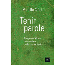ISBN Tenir parole livre Education Français
