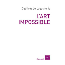 ISBN L'art impossible livre philosophie Français