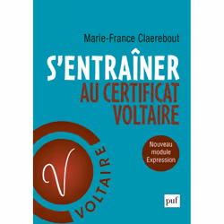 ISBN S'entraîner au Certificat Voltaire, Littérature, Français, 336 pages