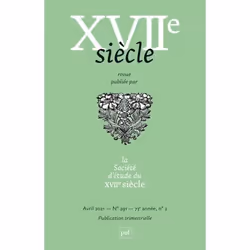 ISBN XVIIe siècle n° 291 (2021-2), Littérature