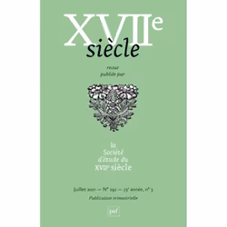 ISBN XVIIe sIècle n° 292 (2021-3), Littérature, Français
