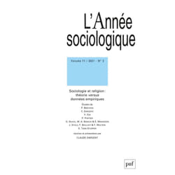 Annee sociologique 2021, vol. 71(2)