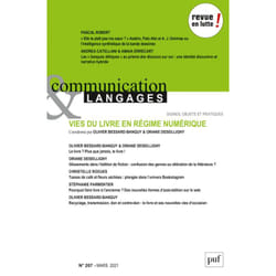 Communication et langages 2021, n.207