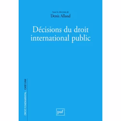 ISBN Décisions du droit international public, Loi, 368 pages