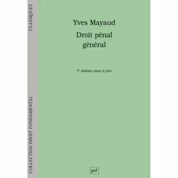 ISBN Droit pénal général, Loi, Français, 852 pages
