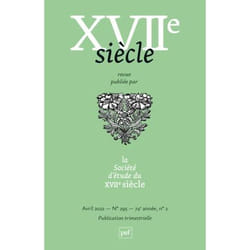 ISBN XVIIe siècle n° 295 (2022-2)