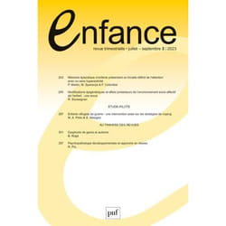 ISBN Enfance 2023, n° 75(3)