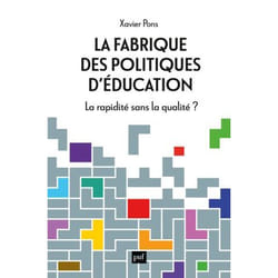 ISBN La fabrique des politiques d'éducation