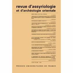 ISBN Revue d'assyriologie et d'archéologie orientale 2024, vol. 118