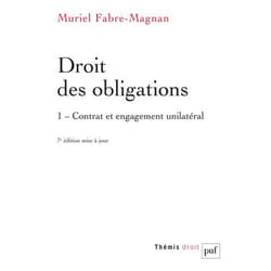 ISBN Droit des obligations. Tome 1