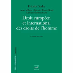 ISBN Droit européen et international des droits de l'homme