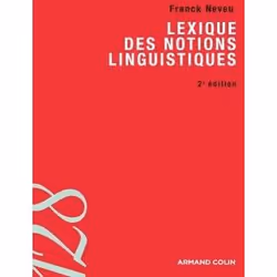 ISBN Lexique Des Notions Linguistiques, histoire, Français