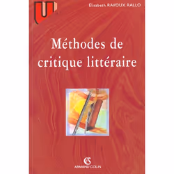 ISBN Methodes De Critique Litteraire, histoire, Français