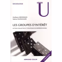 ISBN Les Groupes D'Interet; Action Collective Et Strategies De Representation (2e Edition), société, Français, Livre broché
