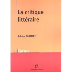 La critique litteraire