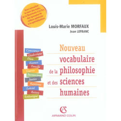 Nouveau vocabulaire de la philosophie et des sciences (2e edition)
