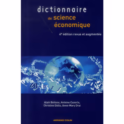 ISBN Dictionnaire De Science Economique (4e Edition), Économie, Français