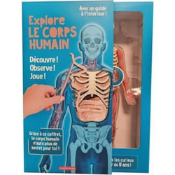 Coffret éducatif - Casterman - Explore le corps humain - Organe amovibles - Maquette en volume