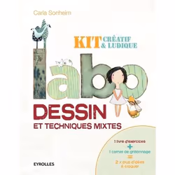 ISBN Labo dessin et techniques mixtes - Kit créatif et ludique, Livre broché, 112 pages