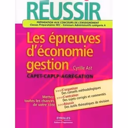 ISBN Réussir les épreuves d'économie-gestion, Livre broché, 378 pages