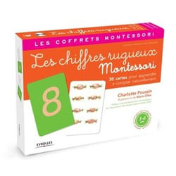 Les chiffres rugueux 30 cartes pour apprendre a compter naturellement